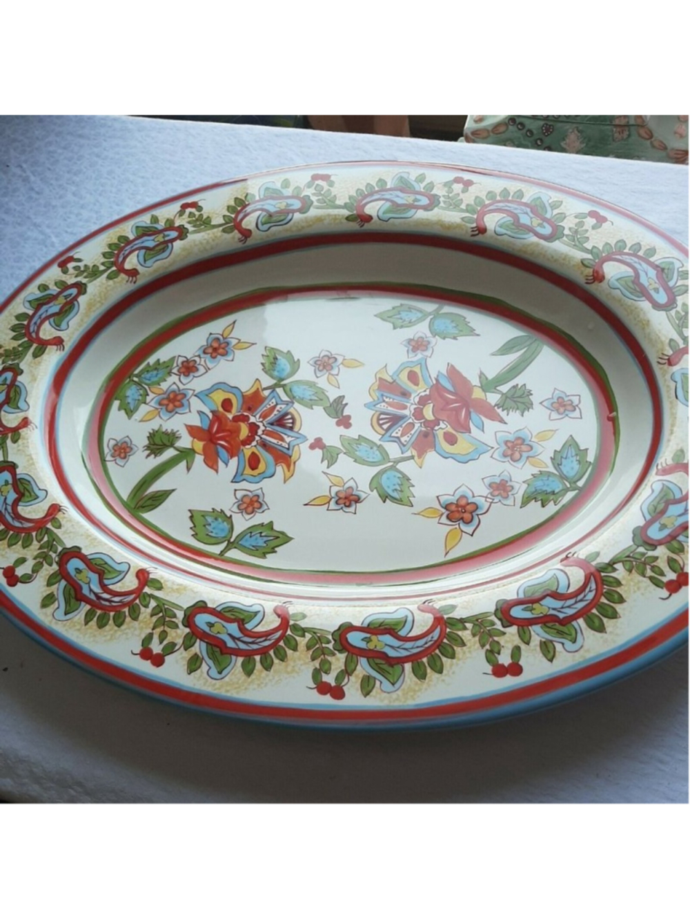 Pottery Barn Large Sausolito Platter